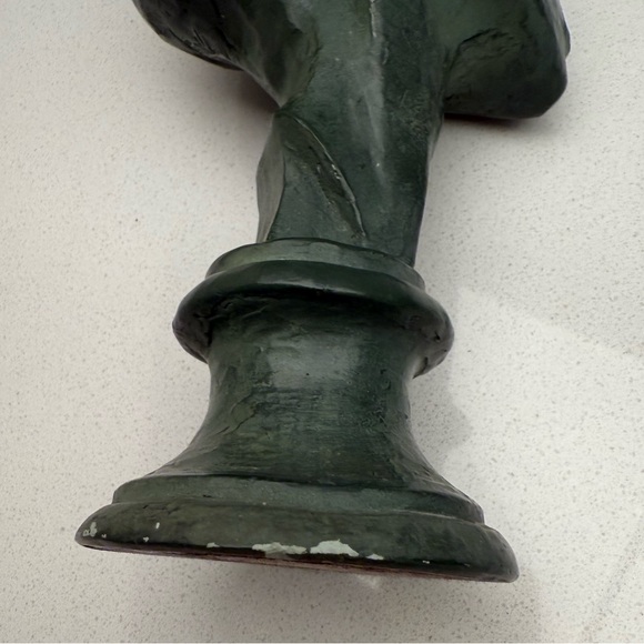 Vintage Fred Press Bust Sculpture Greek Mythology Orpheus Mid-Century Halloween - Picture 8 of 13